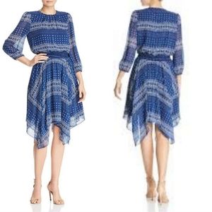 NWT Shoshanna Pacific Handkerchief Dress Size 4